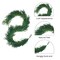 9ft Real-Feel Norfolk Pine Garland Natural Look Artificial Christmas Greenery for Stairs & Mantel